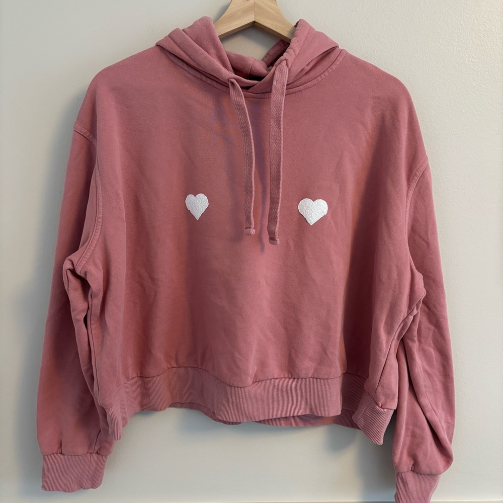 Pink Heart Hoodie